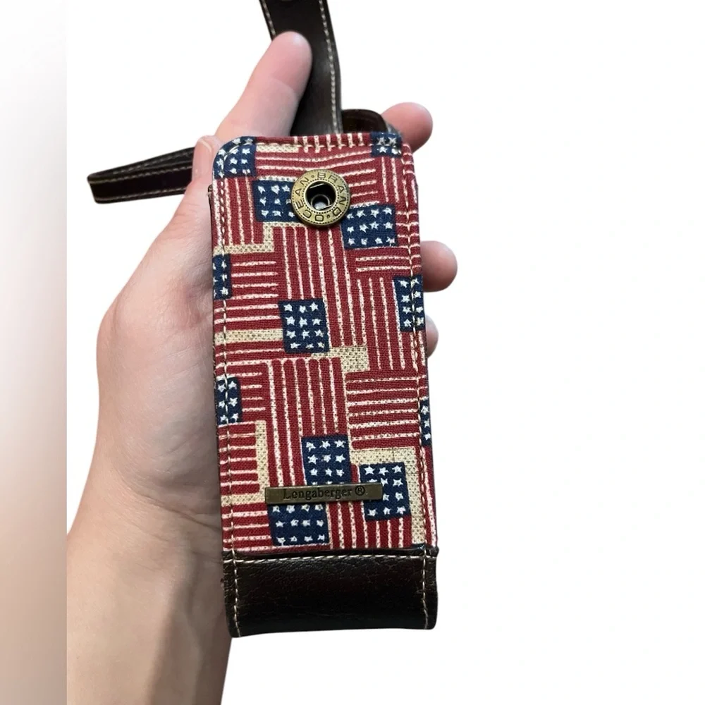 Longaberger wristlet Old Glory